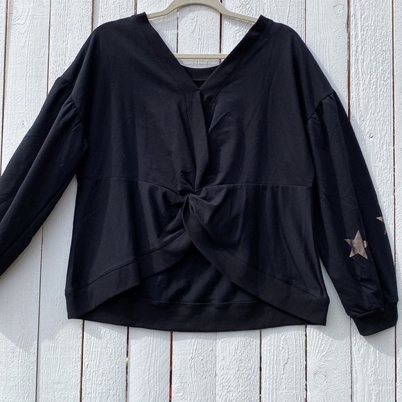 Sweatshirt Cropped with stars - Picture 6 of 13